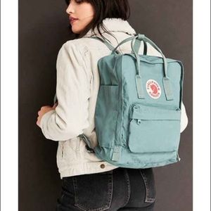 Fjallraven kanken classic frost green backpack NEW
